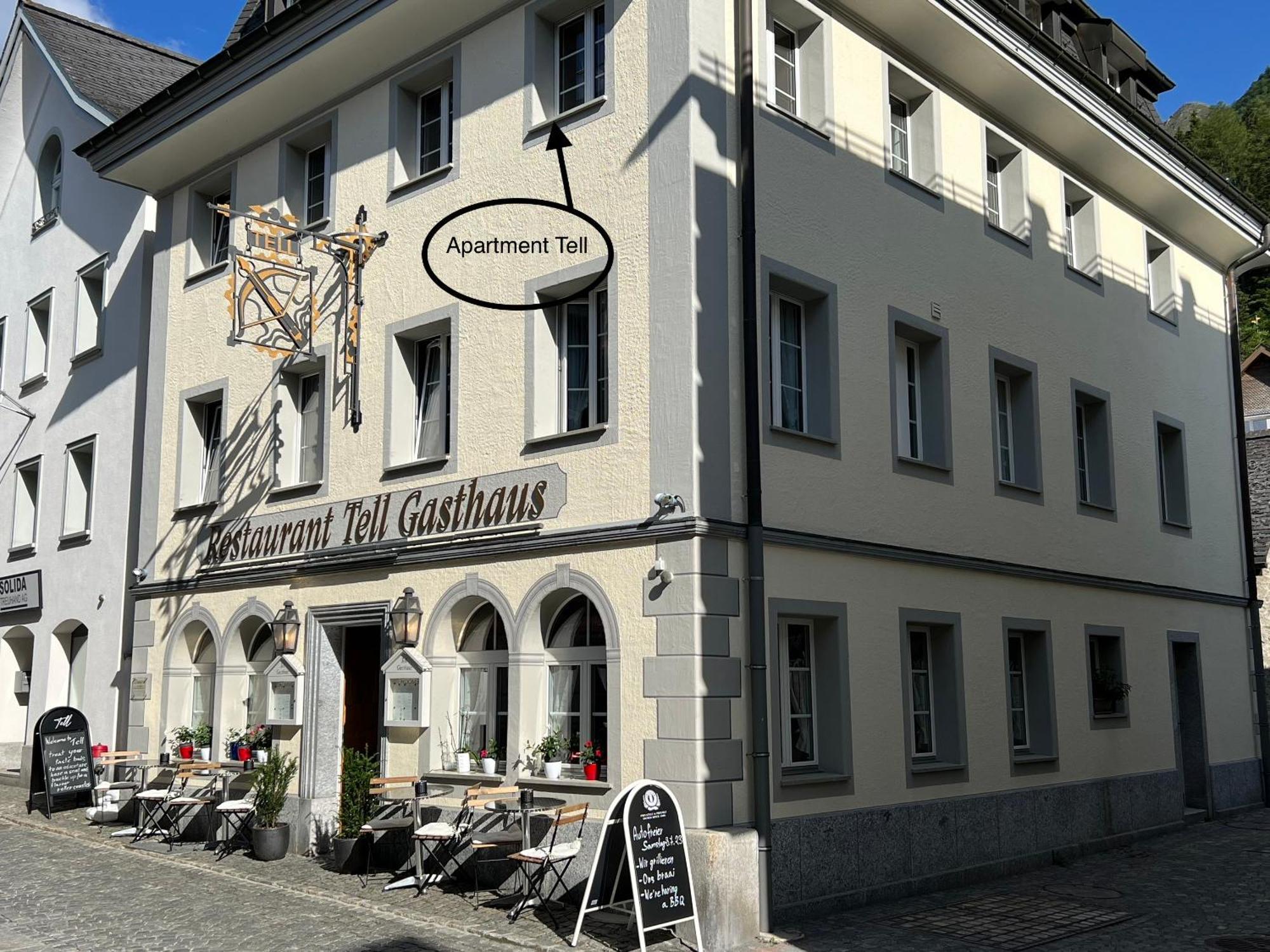 Gasthaus Tell Andermatt Exterior foto